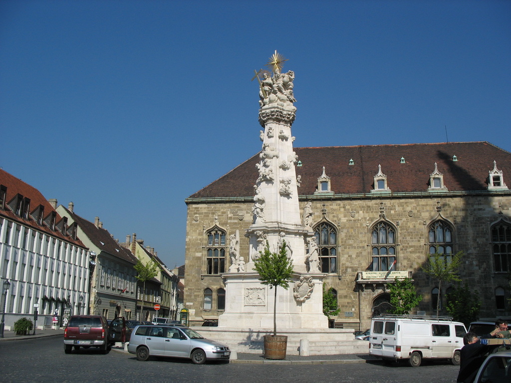 Szentháromság square in Budapest