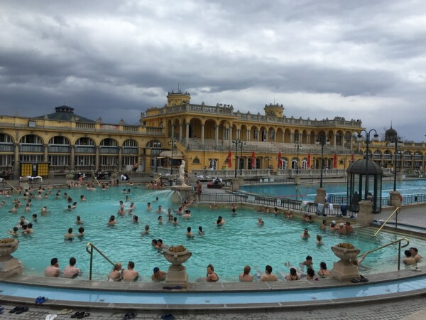 Széchenyi thermal baths in Budapest